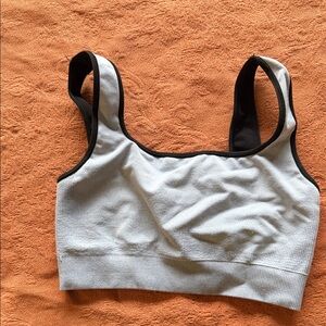 Women's Black and Gray Sports Bra